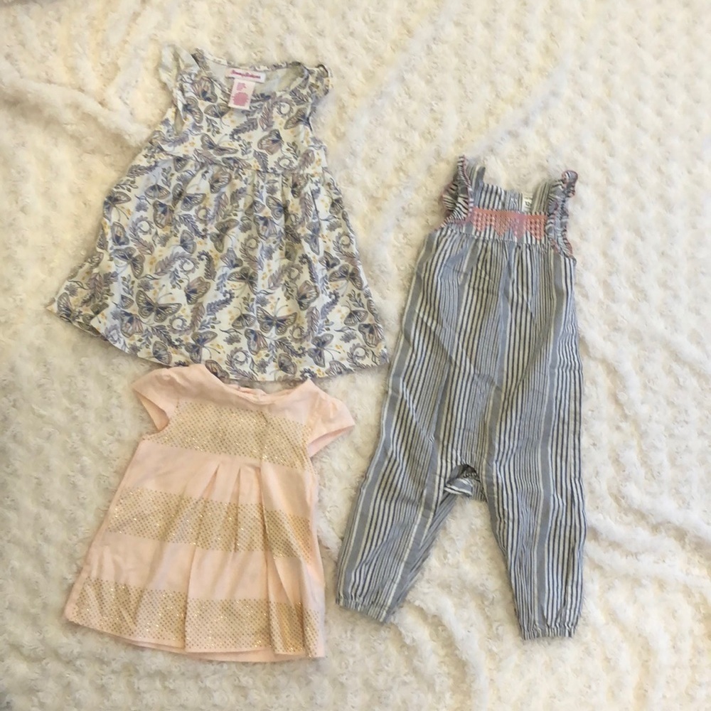 12 month baby girl bundle summer spring carters, tommy bahama, maggie & zoe